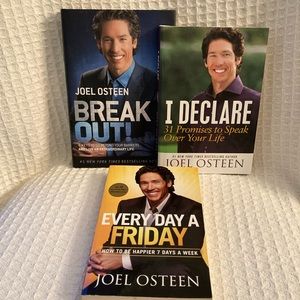 Joel Osteen Bundle Of 3 Inspirational Books